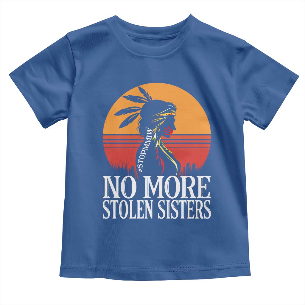MMIW Awareness Toddler T Shirt No More Stolen Sisters Native American Gift TS12 Royal Blue Print Your Wear