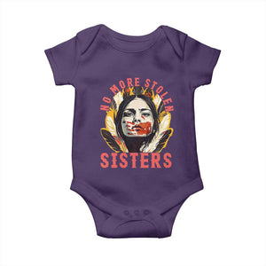 Native American Awareness Gift Baby Onesie No More Stolen Sisters MMIW Support TS12 Purple Print Your Wear