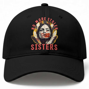 Native American Awareness Gift Baseball Cap No More Stolen Sisters MMIW Support TS12 Print Your Wear