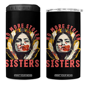 Native American Awareness Gift 4 in 1 Can Cooler Tumbler No More Stolen Sisters MMIW Support TS12 One Size: 16 oz Black Print Your Wear