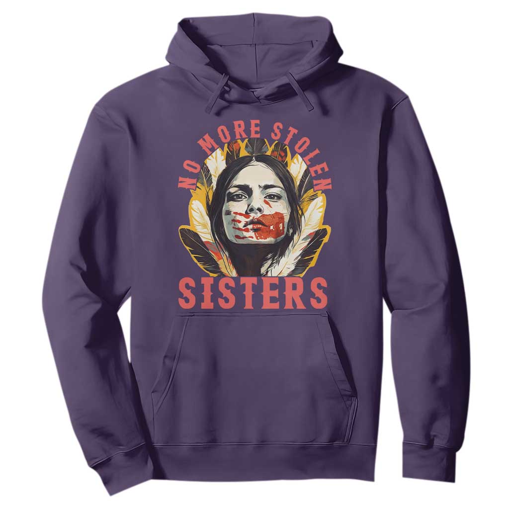 Native American Awareness Gift Hoodie No More Stolen Sisters MMIW Support TS12 Purple Print Your Wear