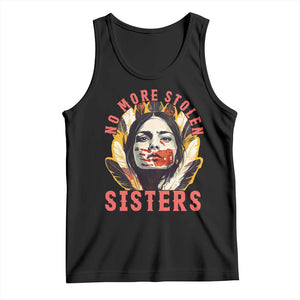 Native American Awareness Gift Tank Top No More Stolen Sisters MMIW Support TS12 Black Print Your Wear