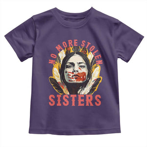 Native American Awareness Gift Toddler T Shirt No More Stolen Sisters MMIW Support TS12 Purple Print Your Wear