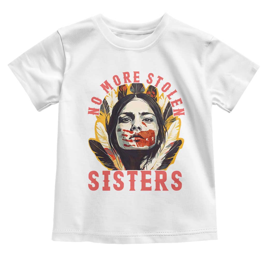 Native American Awareness Gift Toddler T Shirt No More Stolen Sisters MMIW Support TS12 White Print Your Wear
