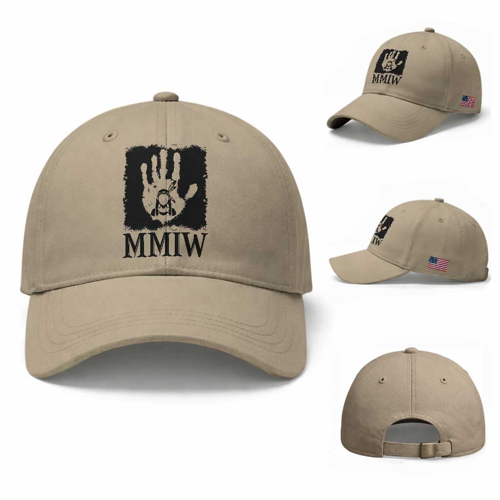 Stop MMIW Baseball Cap Voices For Stolen Sisters Red Handprint Graphic TS12 Baseball Cap Universal Fit Khaki Print Your Wear