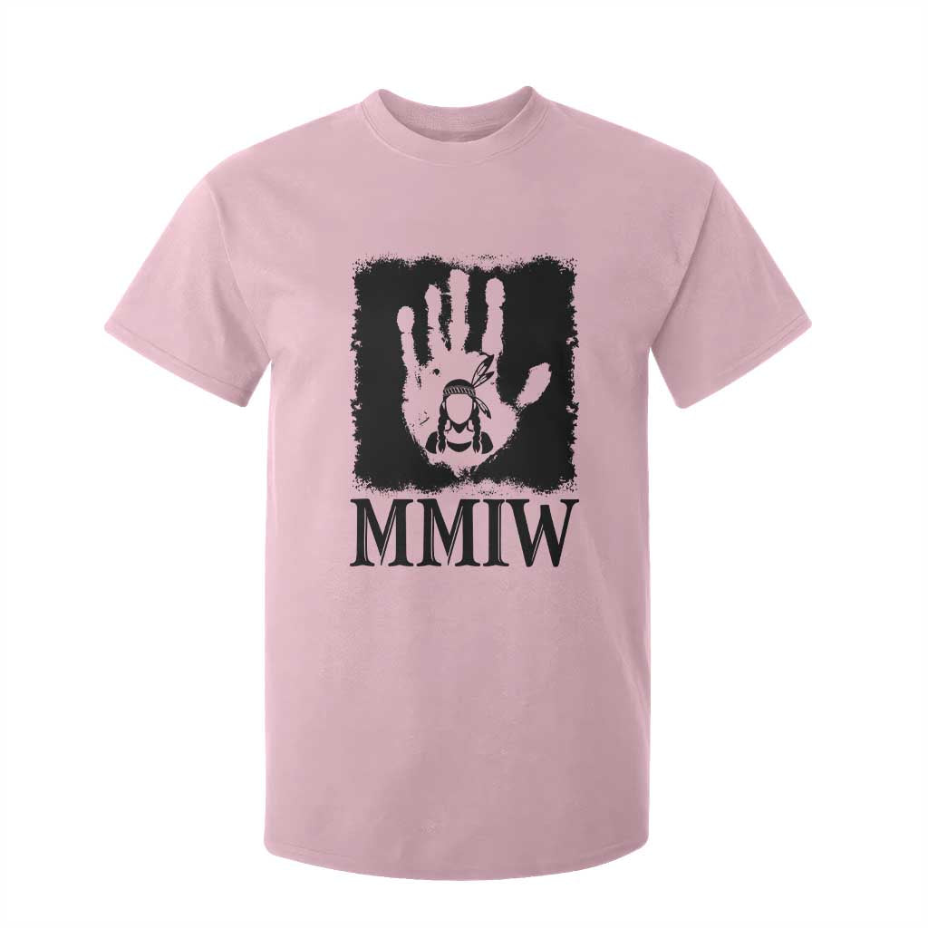 Stop MMIW T Shirt For Kid Voices For Stolen Sisters Red Handprint Graphic TS12 Light Pink Print Your Wear
