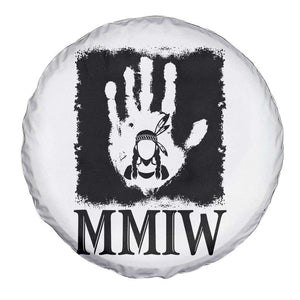 Stop MMIW Spare Tire Cover Voices For Stolen Sisters Red Handprint Graphic TS12 Print Your Wear