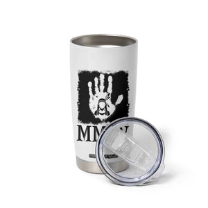 Stop MMIW Tumbler Cup Voices For Stolen Sisters Red Handprint Graphic TS12 Print Your Wear