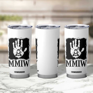 Stop MMIW Tumbler Cup Voices For Stolen Sisters Red Handprint Graphic TS12 Print Your Wear
