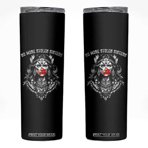 MMIW Awareness Support Skinny Tumbler No More Stolen Sisters TS12 Black Print Your Wear