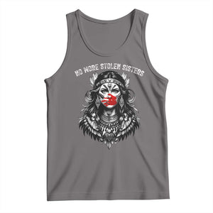 MMIW Awareness Support Tank Top No More Stolen Sisters TS12 Deep Heather Print Your Wear