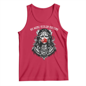 MMIW Awareness Support Tank Top No More Stolen Sisters TS12 Red Print Your Wear