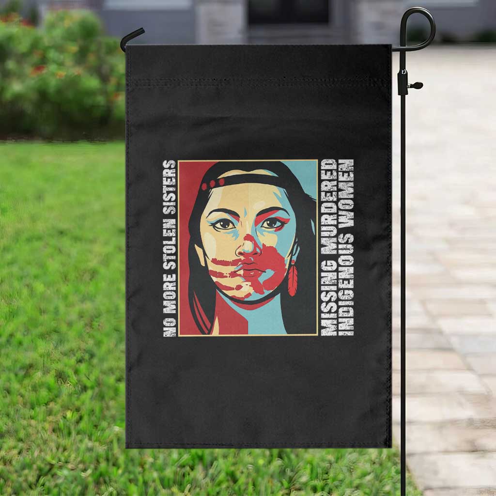 MMIW Awareness Support Garden Flag Voices For Stolen Sisters Native American TS12 Print Your Wear