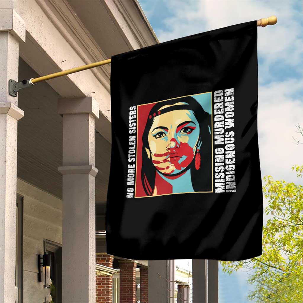 MMIW Awareness Support Garden Flag Voices For Stolen Sisters Native American TS12 Print Your Wear
