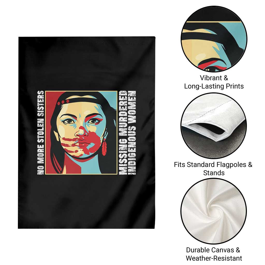 MMIW Awareness Support Garden Flag Voices For Stolen Sisters Native American TS12 Print Your Wear