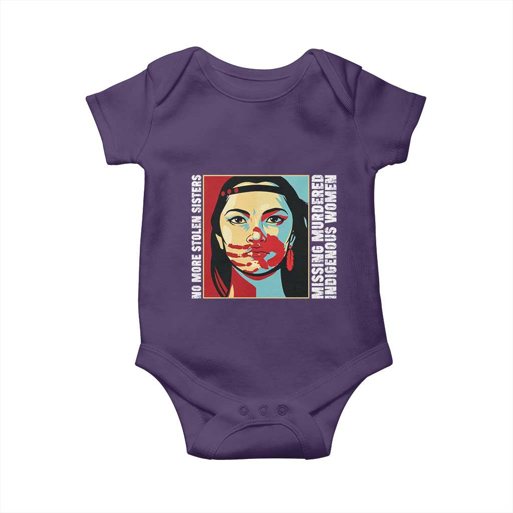 MMIW Awareness Support Baby Onesie Voices For Stolen Sisters Native American TS12 Purple Print Your Wear