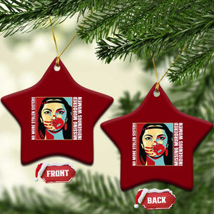 MMIW Awareness Support Ceramic Ornament Voices For Stolen Sisters Native American TS12 Print Your Wear