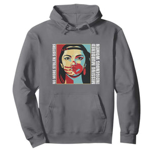 MMIW Awareness Support Hoodie Voices For Stolen Sisters Native American TS12 Charcoal Print Your Wear
