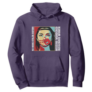 MMIW Awareness Support Hoodie Voices For Stolen Sisters Native American TS12 Purple Print Your Wear