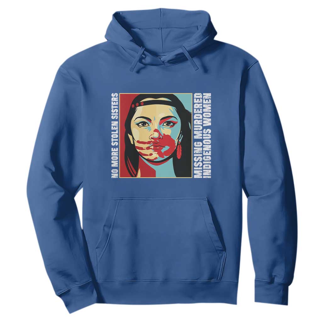 MMIW Awareness Support Hoodie Voices For Stolen Sisters Native American TS12 Royal Blue Print Your Wear