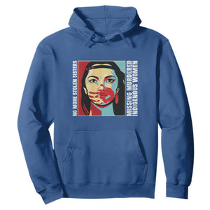 MMIW Awareness Support Hoodie Voices For Stolen Sisters Native American TS12 Royal Blue Print Your Wear