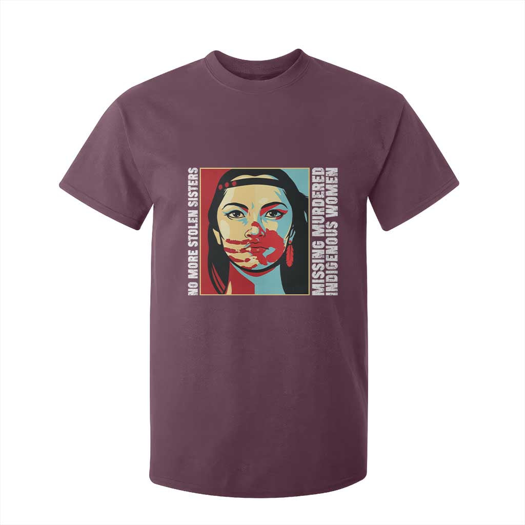 MMIW Awareness Support T Shirt For Kid Voices For Stolen Sisters Native American TS12 Maroon Print Your Wear