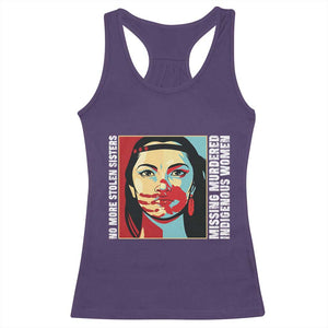MMIW Awareness Support Racerback Tank Top Voices For Stolen Sisters Native American TS12 Purple Print Your Wear