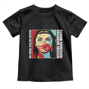 MMIW Awareness Support Toddler T Shirt Voices For Stolen Sisters Native American TS12 Black Print Your Wear