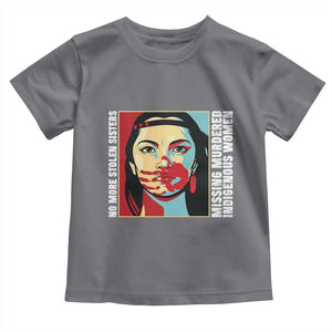 MMIW Awareness Support Toddler T Shirt Voices For Stolen Sisters Native American TS12 Charcoal Print Your Wear