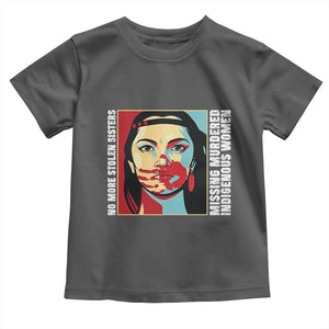 MMIW Awareness Support Toddler T Shirt Voices For Stolen Sisters Native American TS12 Dark Heather Print Your Wear
