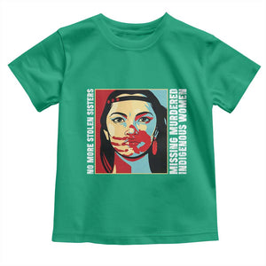 MMIW Awareness Support Toddler T Shirt Voices For Stolen Sisters Native American TS12 Irish Green Print Your Wear