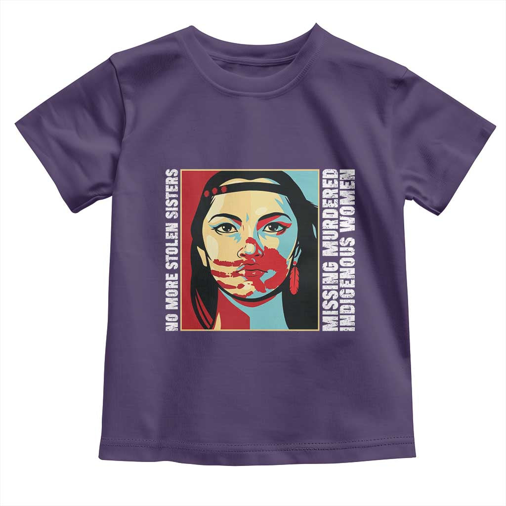 MMIW Awareness Support Toddler T Shirt Voices For Stolen Sisters Native American TS12 Purple Print Your Wear