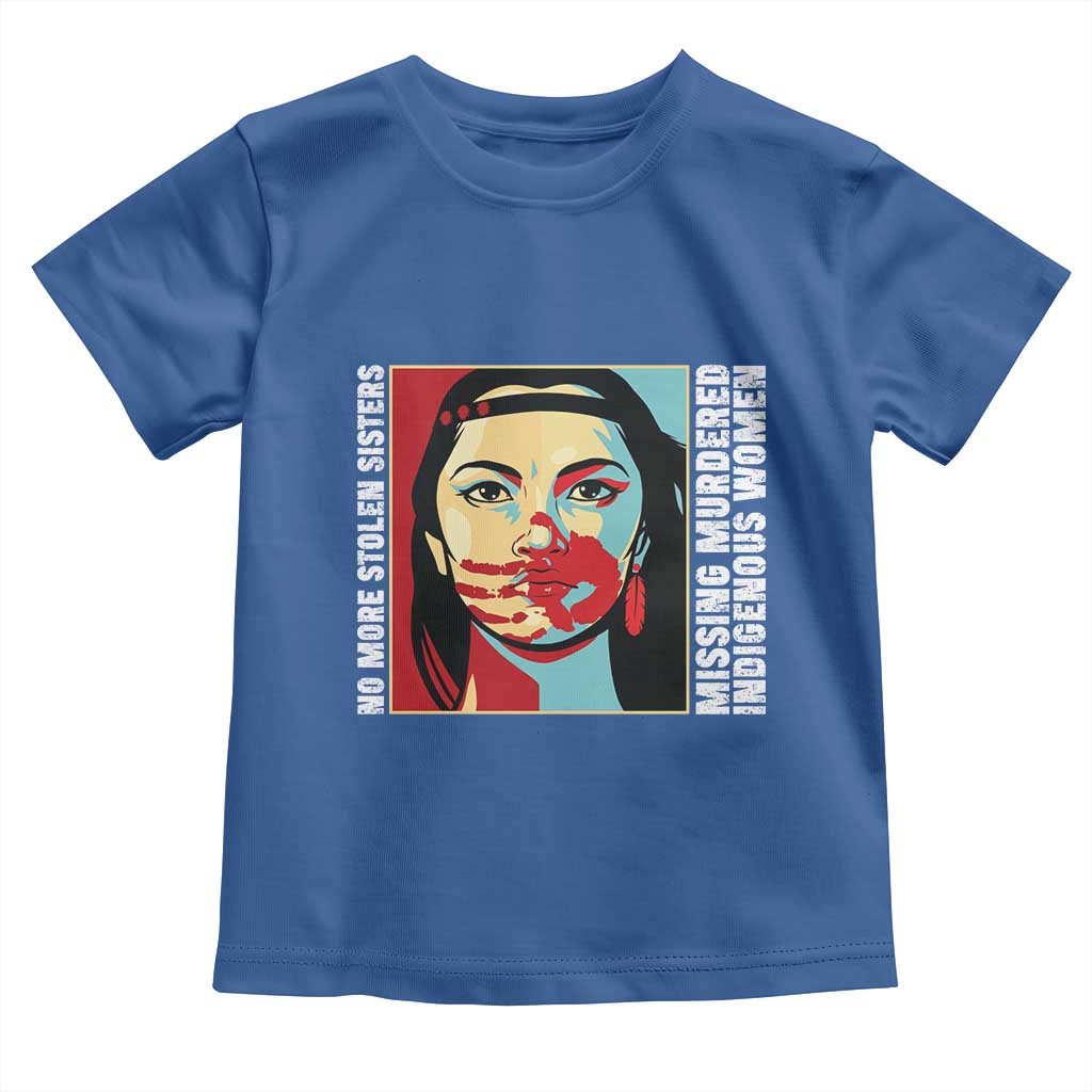 MMIW Awareness Support Toddler T Shirt Voices For Stolen Sisters Native American TS12 Royal Blue Print Your Wear