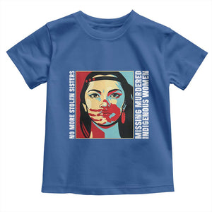 MMIW Awareness Support Toddler T Shirt Voices For Stolen Sisters Native American TS12 Royal Blue Print Your Wear