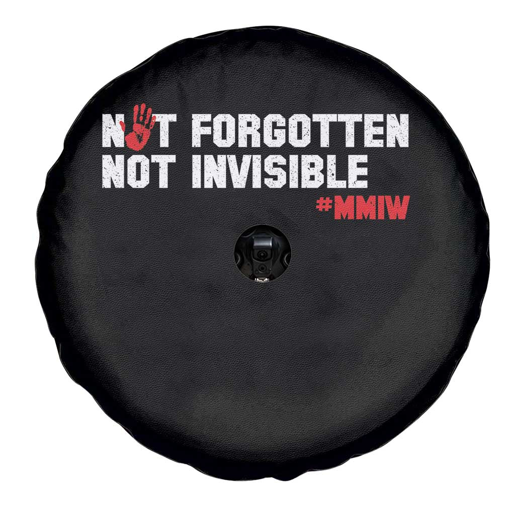 MMIW Awareness Spare Tire Cover Not Forgotten Not Invisible Indigenous Women TS12 Print Your Wear