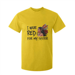MMIW Awareness Month Indigenous Support Gift T Shirt For Kid I Wear Red For My Sister TS12 Daisy Print Your Wear
