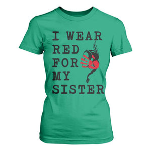 MMIW Awareness Month Native American T Shirt For Women I Wear Red For My Sister TS12 Irish Green Print Your Wear