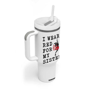 MMIW Awareness Month Native American Tumbler With Handle I Wear Red For My Sister TS12 Print Your Wear