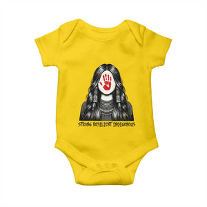 MMIW Strong Resilient Indigenous Baby Onesie Stand With Native Women Support TS12 Daisy Print Your Wear
