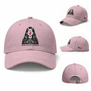 MMIW Strong Resilient Indigenous Baseball Cap Stand With Native Women Support TS12 Baseball Cap Universal Fit Light Pink Print Your Wear