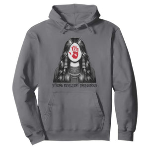 MMIW Strong Resilient Indigenous Hoodie Stand With Native Women Support TS12 Charcoal Print Your Wear