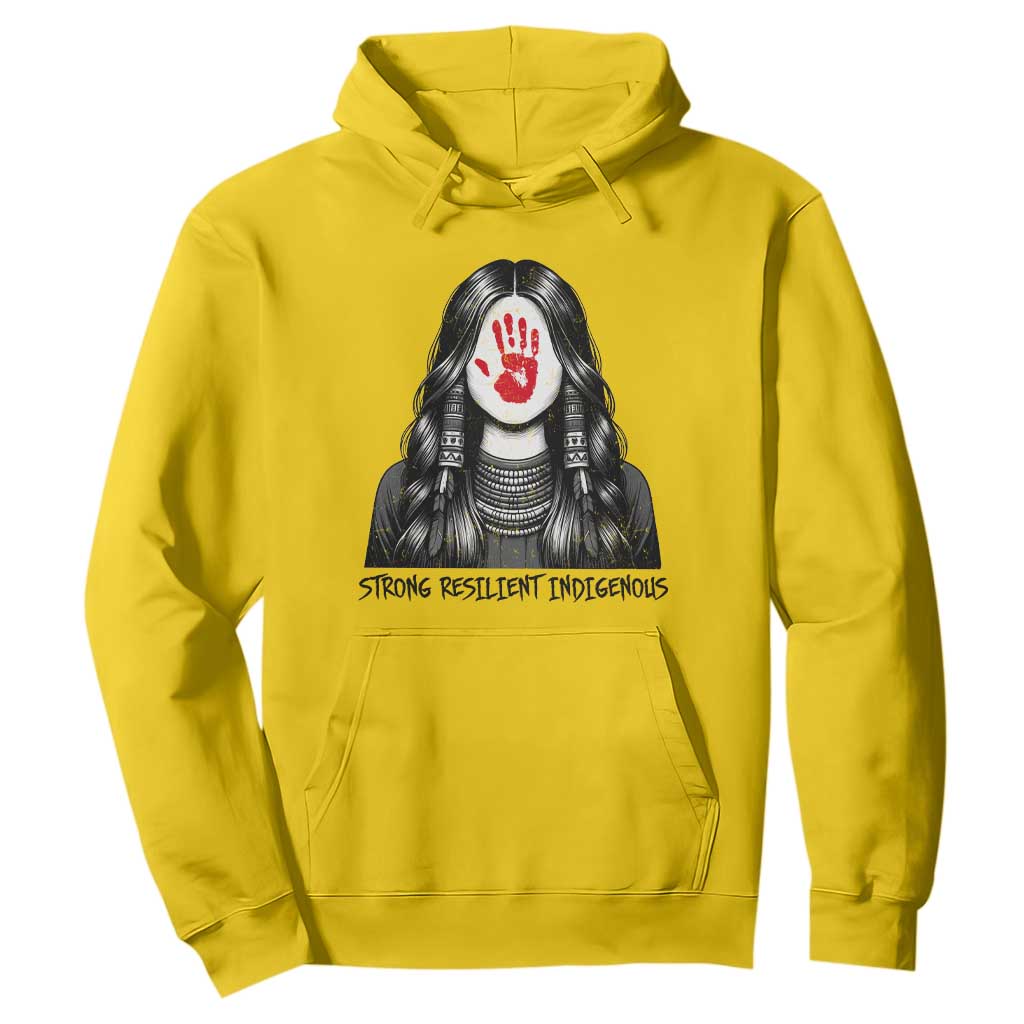 MMIW Strong Resilient Indigenous Hoodie Stand With Native Women Support TS12 Daisy Print Your Wear
