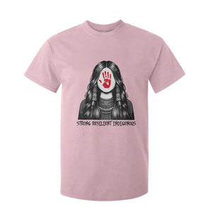 MMIW Strong Resilient Indigenous T Shirt For Kid Stand With Native Women Support TS12 Light Pink Print Your Wear