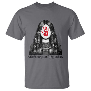MMIW Strong Resilient Indigenous T Shirt Stand With Native Women Support TS12 Charcoal Print Your Wear