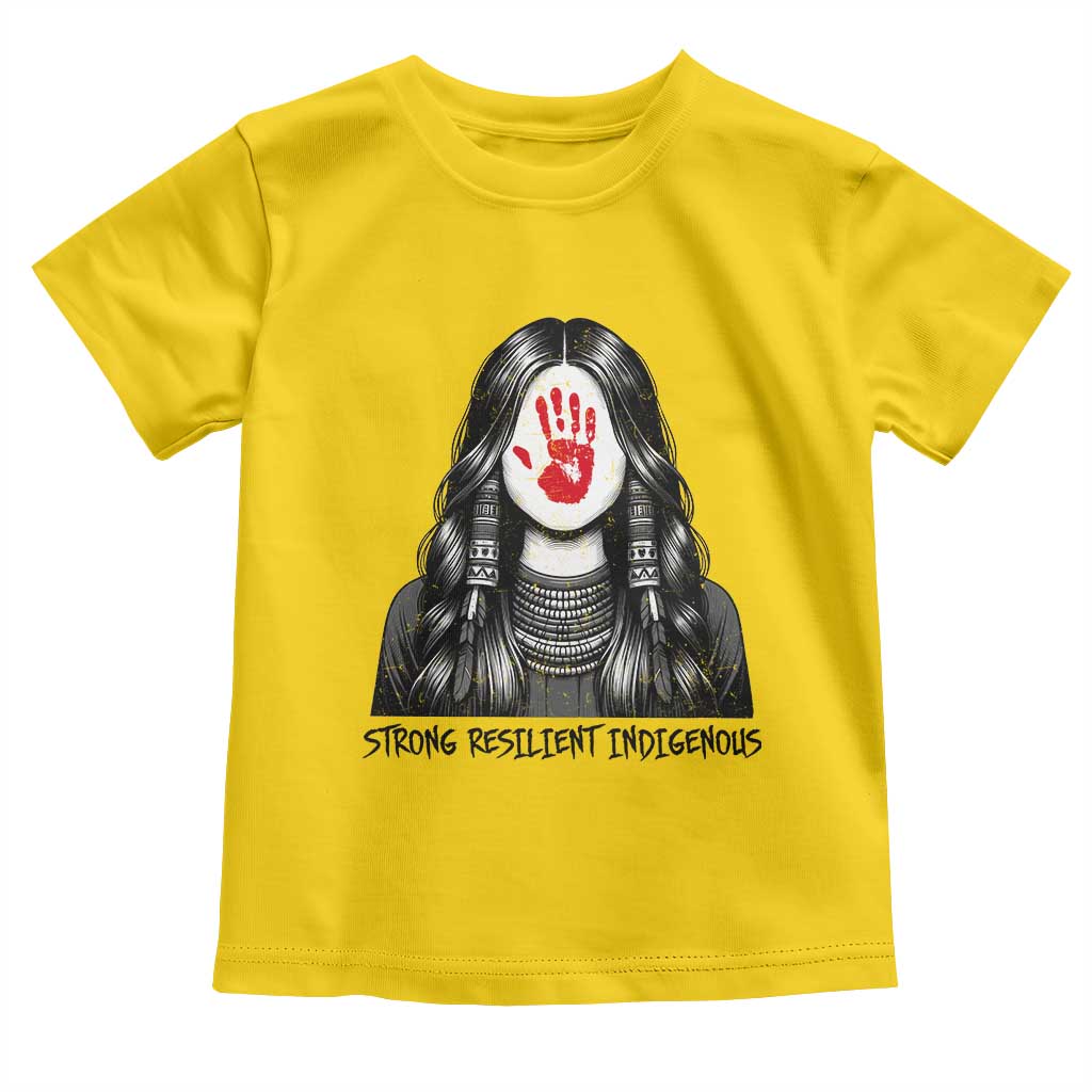 MMIW Strong Resilient Indigenous Toddler T Shirt Stand With Native Women Support TS12 Daisy Print Your Wear
