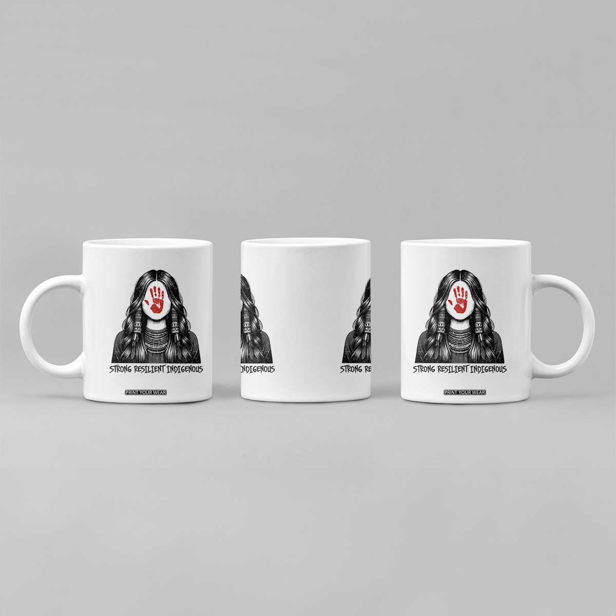 MMIW Strong Resilient Indigenous Coffee Mug Stand With Native Women Support TS12 Print Your Wear
