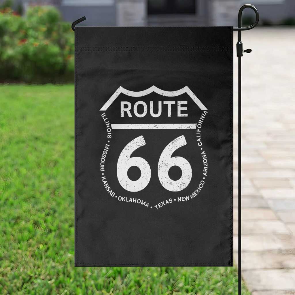 Vintage Route Highway 66 Road Trip Garden Flag Mother Road All States TS12 Print Your Wear