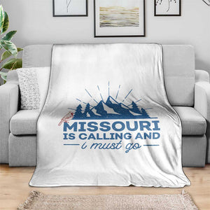 Missouri Traveling Lover Throw Blanket Missouri Is Calling And I Must Go TS12 Print Your Wear