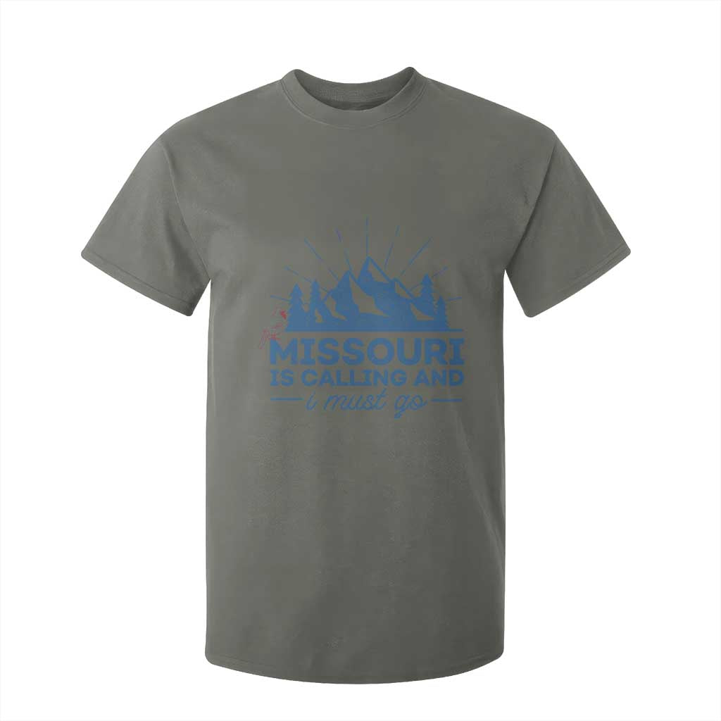 Missouri Traveling Lover T Shirt For Kid Missouri Is Calling And I Must Go TS12 Military Green Print Your Wear