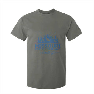 Missouri Traveling Lover T Shirt For Kid Missouri Is Calling And I Must Go TS12 Military Green Print Your Wear